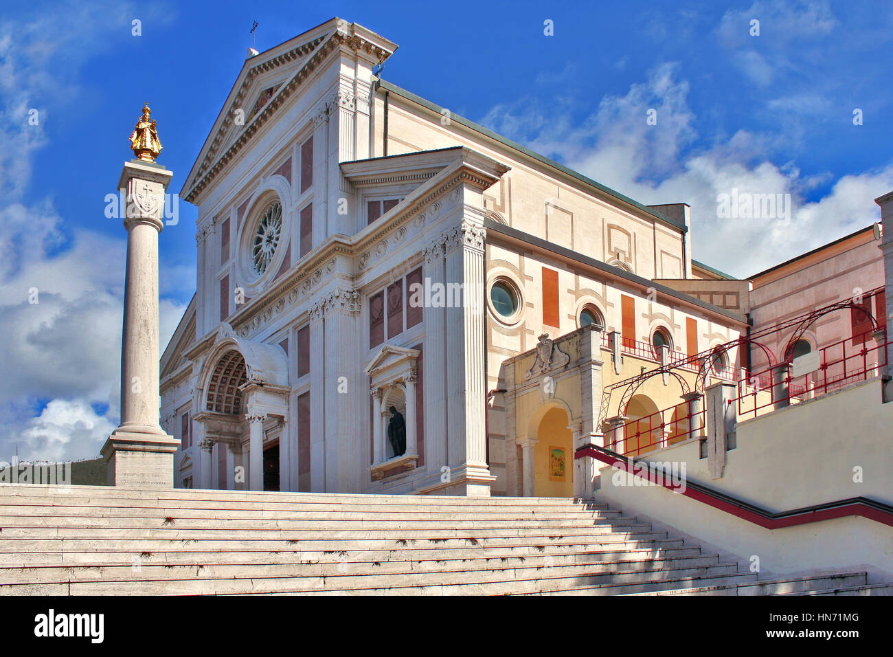 Arenzano, Genoa The Shrine of the Infant Jesus of Prague Stock Photo