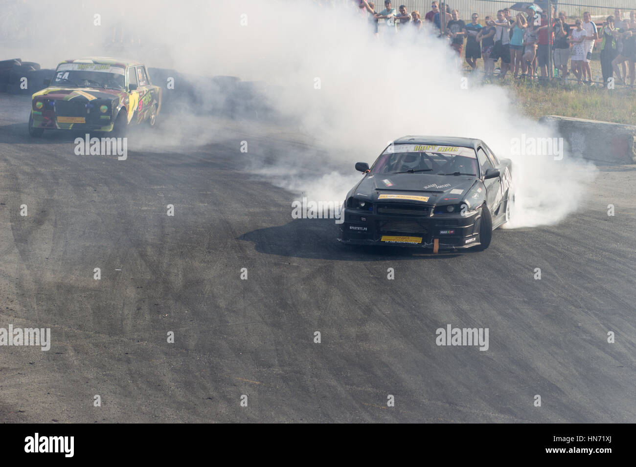 Nissan skyline r33 drift car hi-res stock photography and images - Alamy