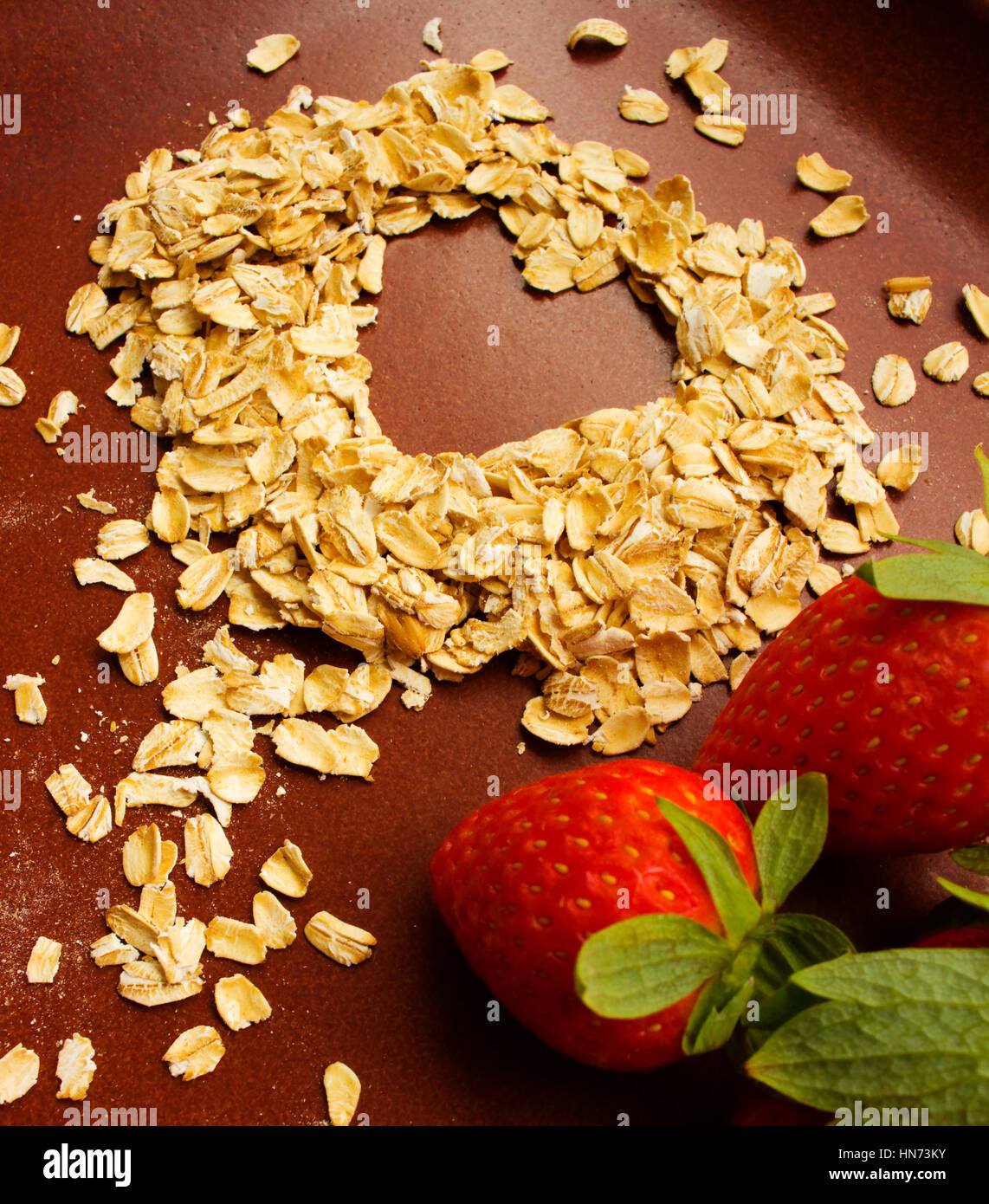 Heart Healthy Oats Stock Photo Alamy