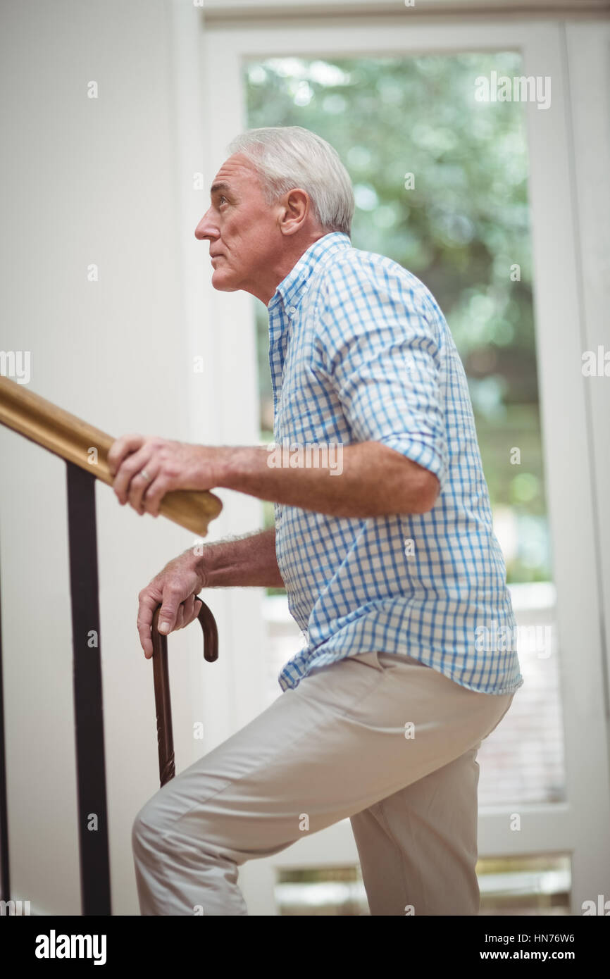 Walking stick steps stairs hi-res stock photography and images - Alamy