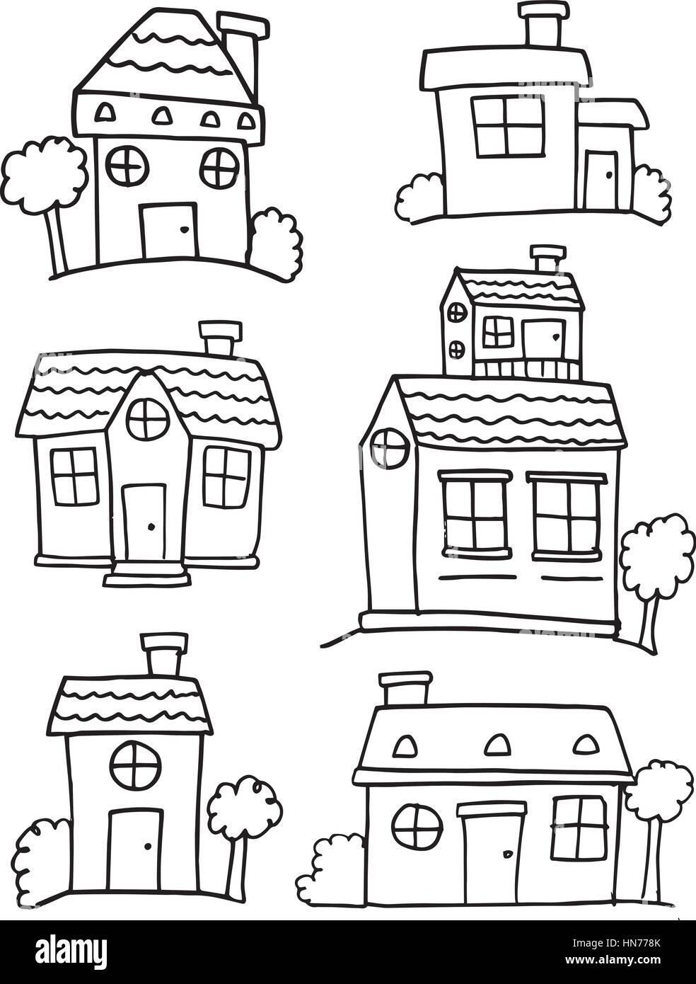 Collection stock of house various Stock Vector Image & Art - Alamy