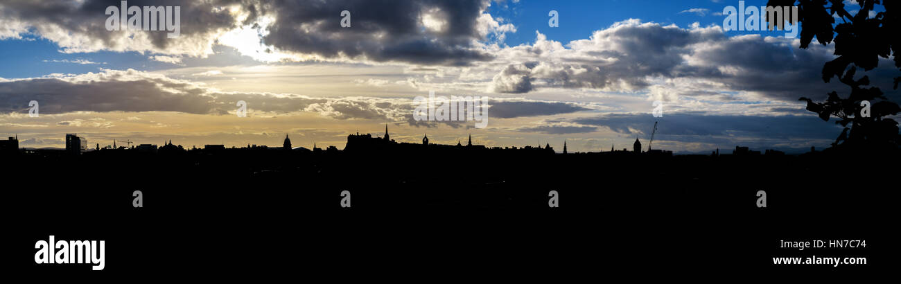 Edinburgh Skyline Stock Photo