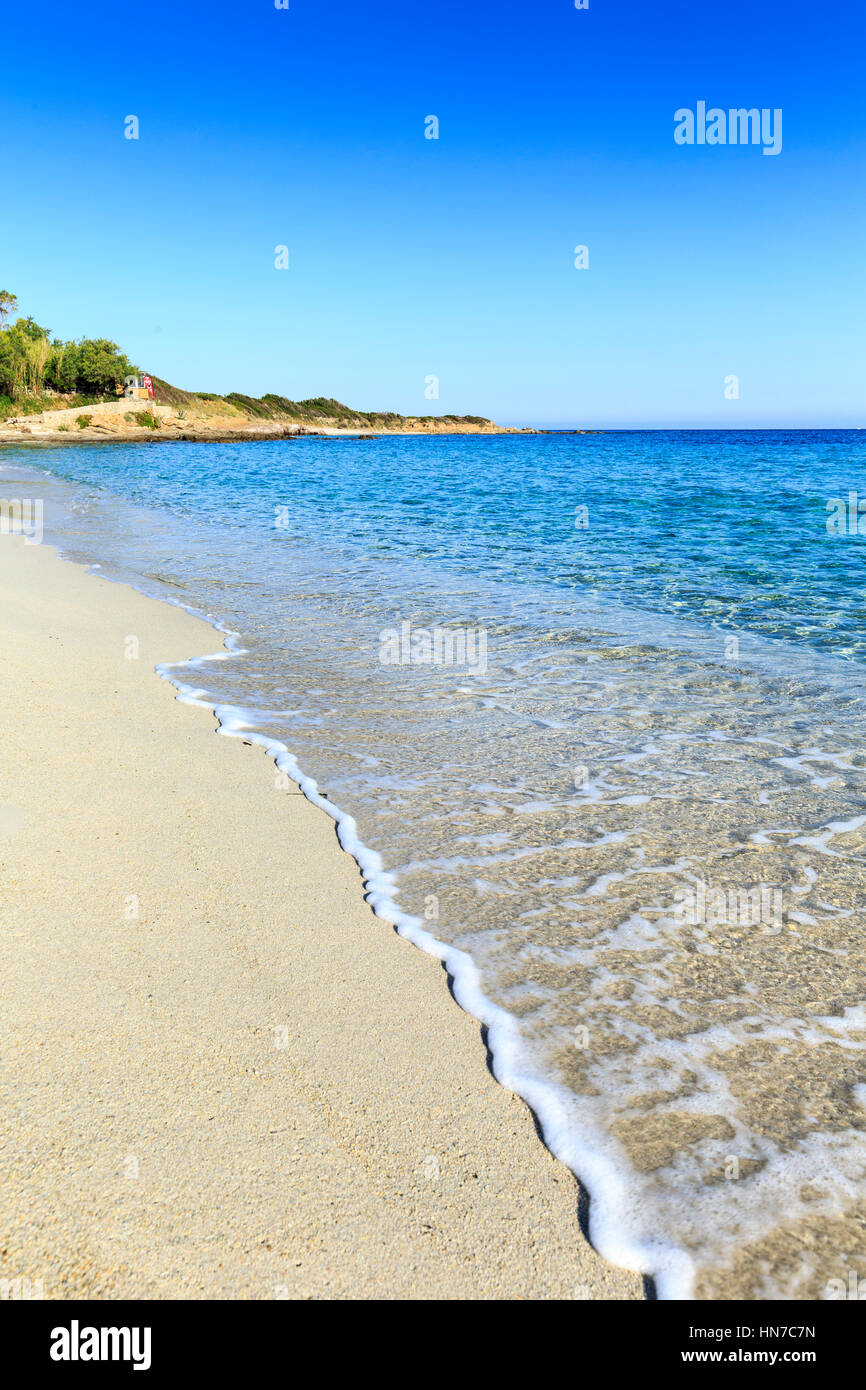 Junquidou beach, North Corsica, France Stock Photo