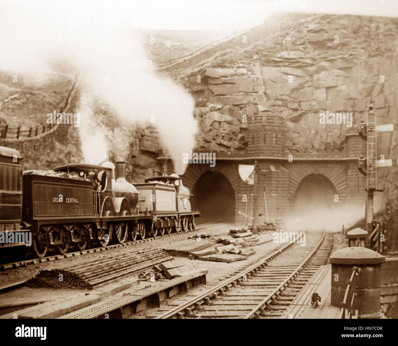 Woodhead Tunnel with Great Central railway Victorian