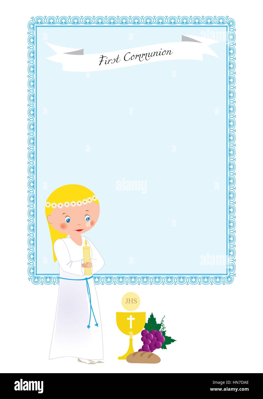 First communion background Cut Out Stock Images Pictures Alamy
