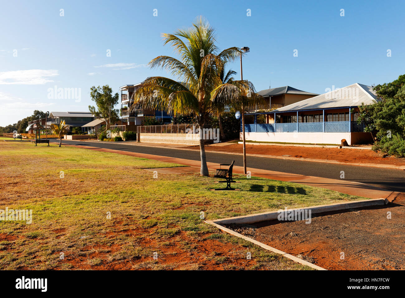 Town of Onslow foreshore, Onslow, Pilbara, Western Australia Stock