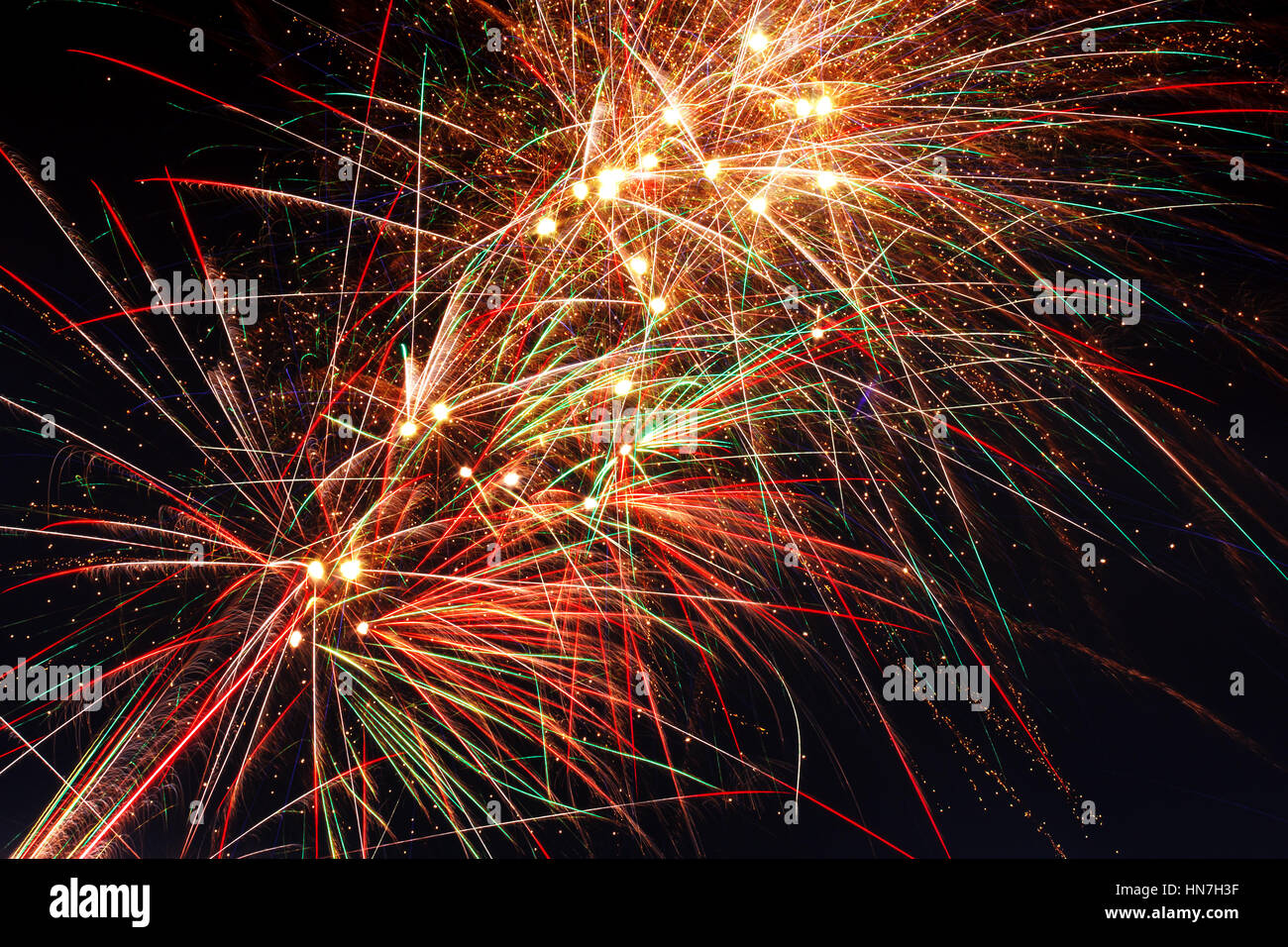 Multiple Exposure Firework Multiple exposure technique hi-res stock photography and images - Alamy