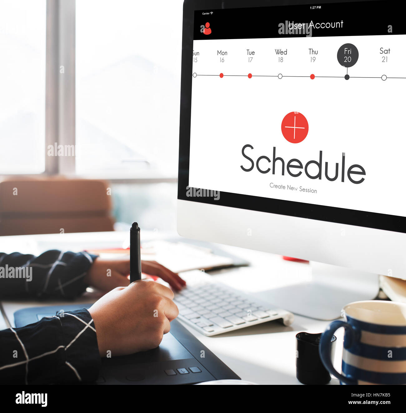 Schedule Time Management Planner Concept Stock Photo