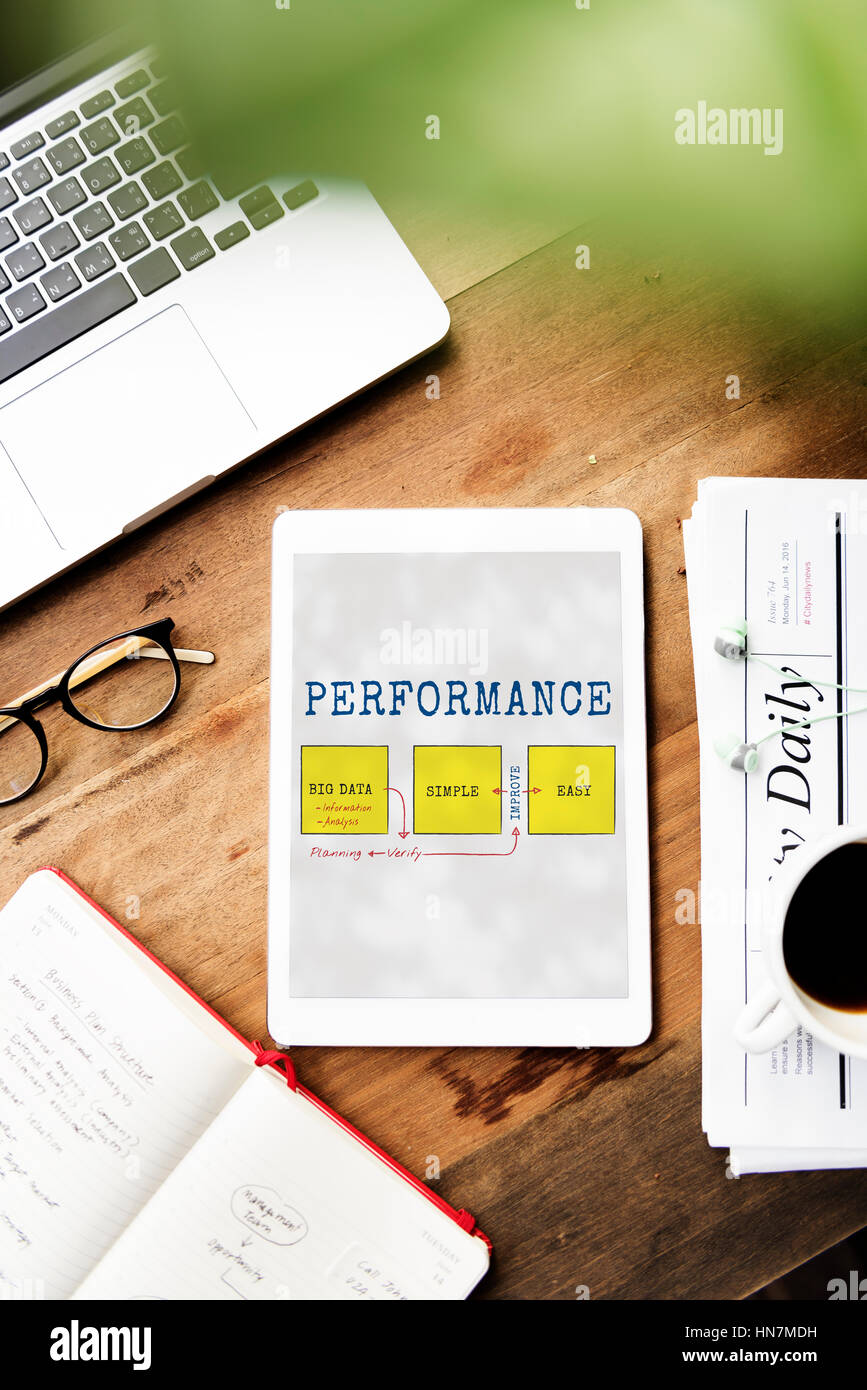Process Chart Diagram Management Quality Icon Stock Photo - Alamy