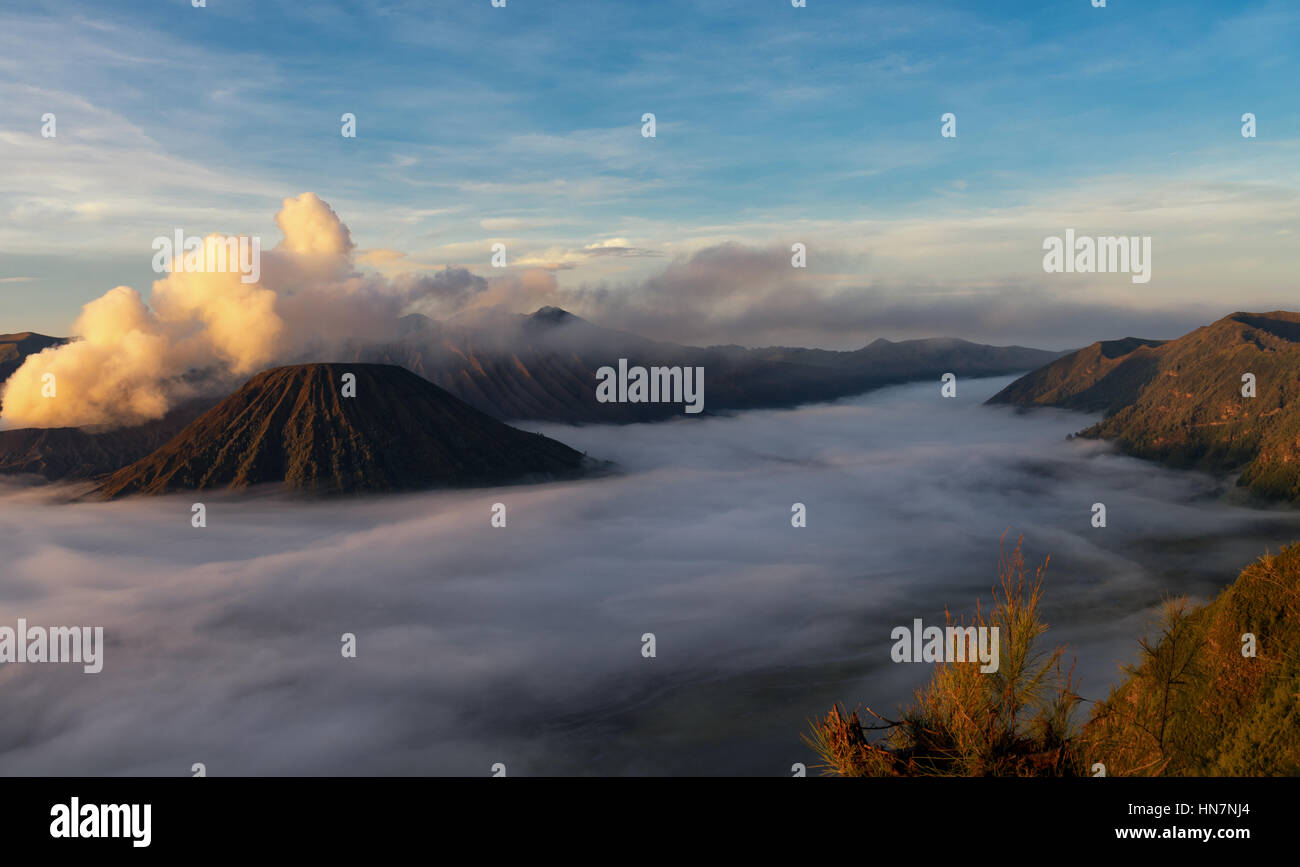Mt.Bromo in Indonesia Stock Photo