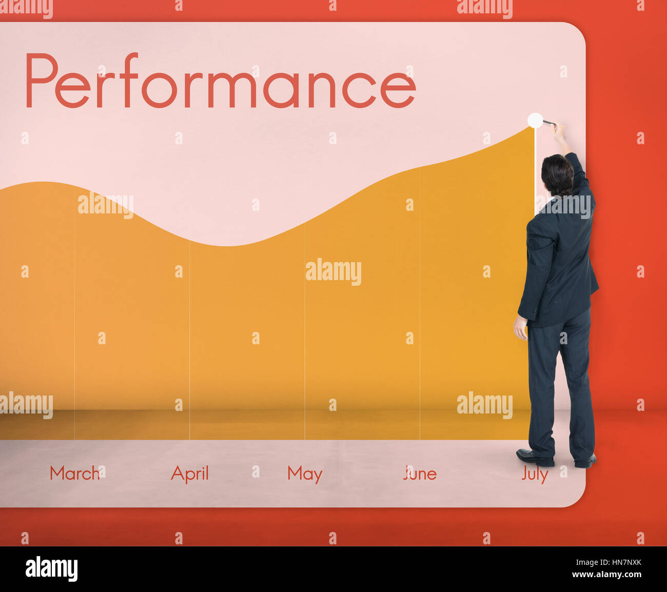 Graph Progress Report Analysis Concept Stock Photo - Alamy