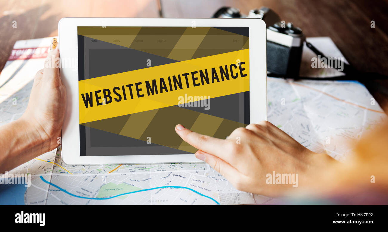 site Under Construction Error Concept Stock Photo Alamy