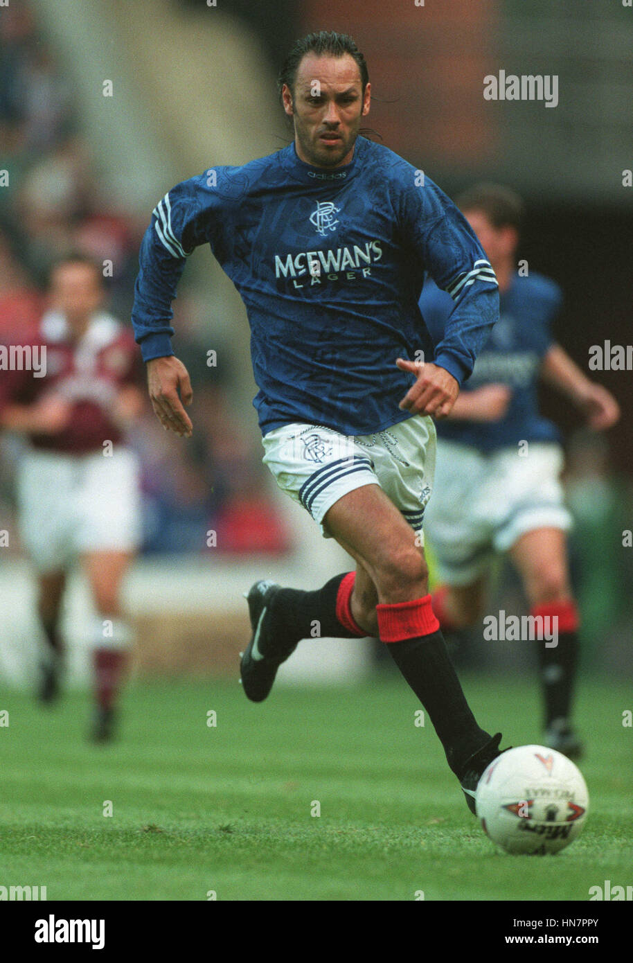 MARK HATELEY GLASGOW RANGERS FC 18 March 1997 Stock Photo - Alamy