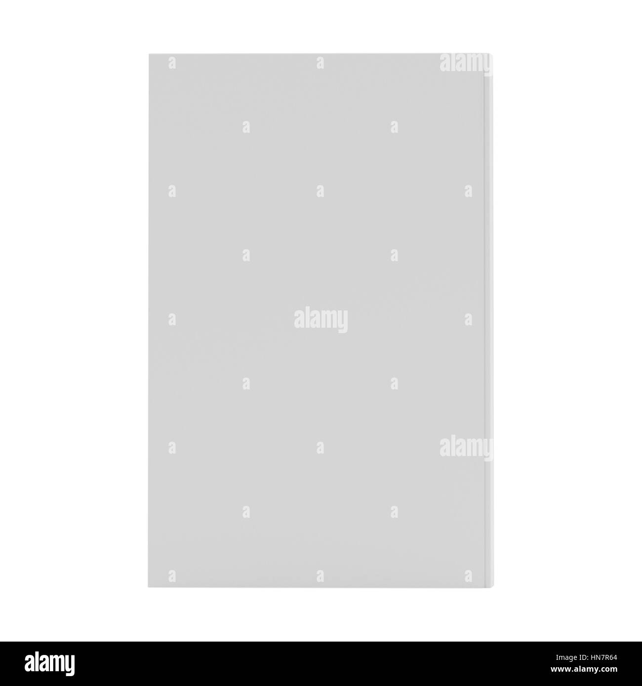 Blank vertical book cover template Stock Photo