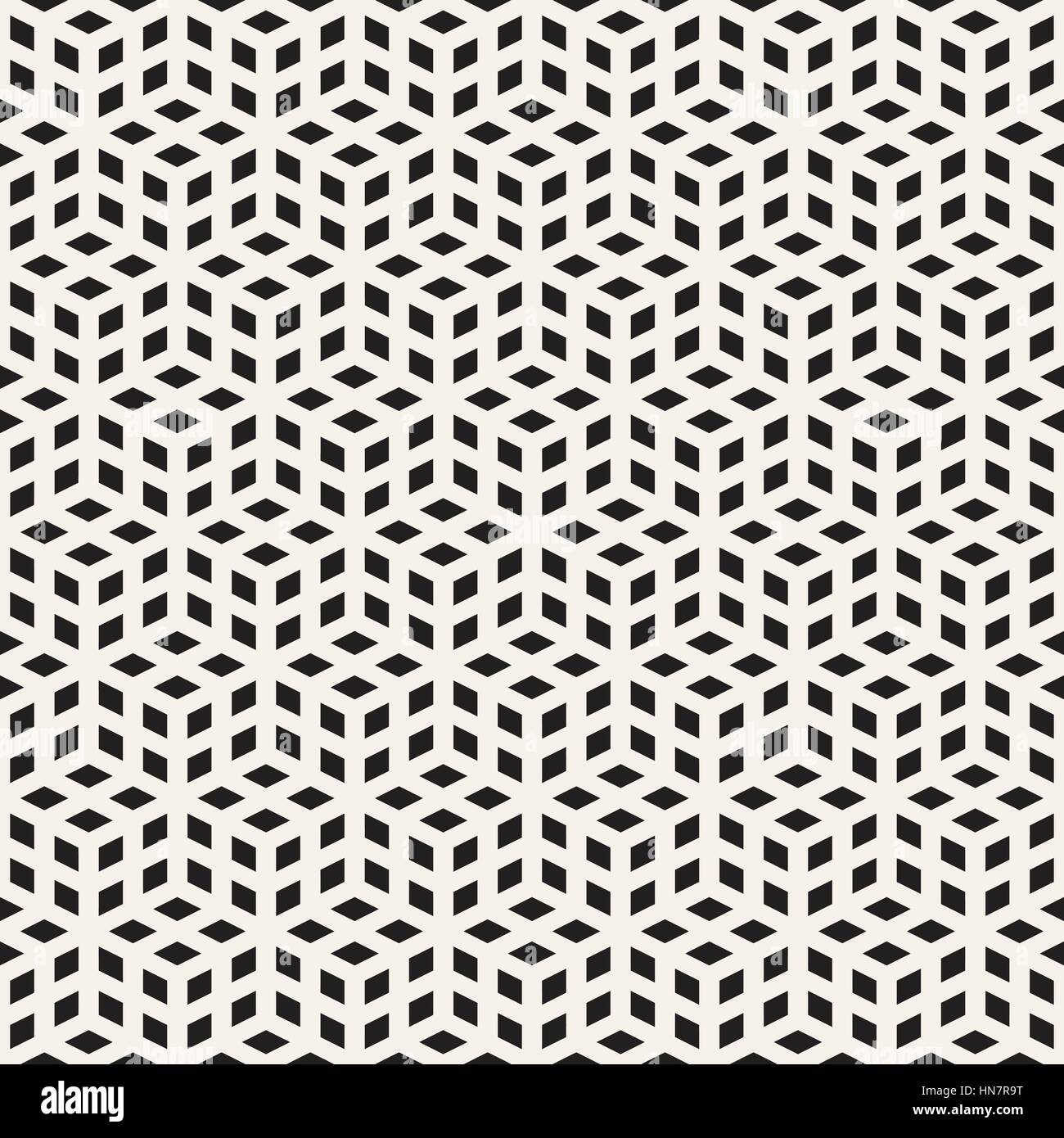 Cubic Tile Pattern Cubic Grid Tiling Endless Stylish Texture. Abstract Geometric ...
