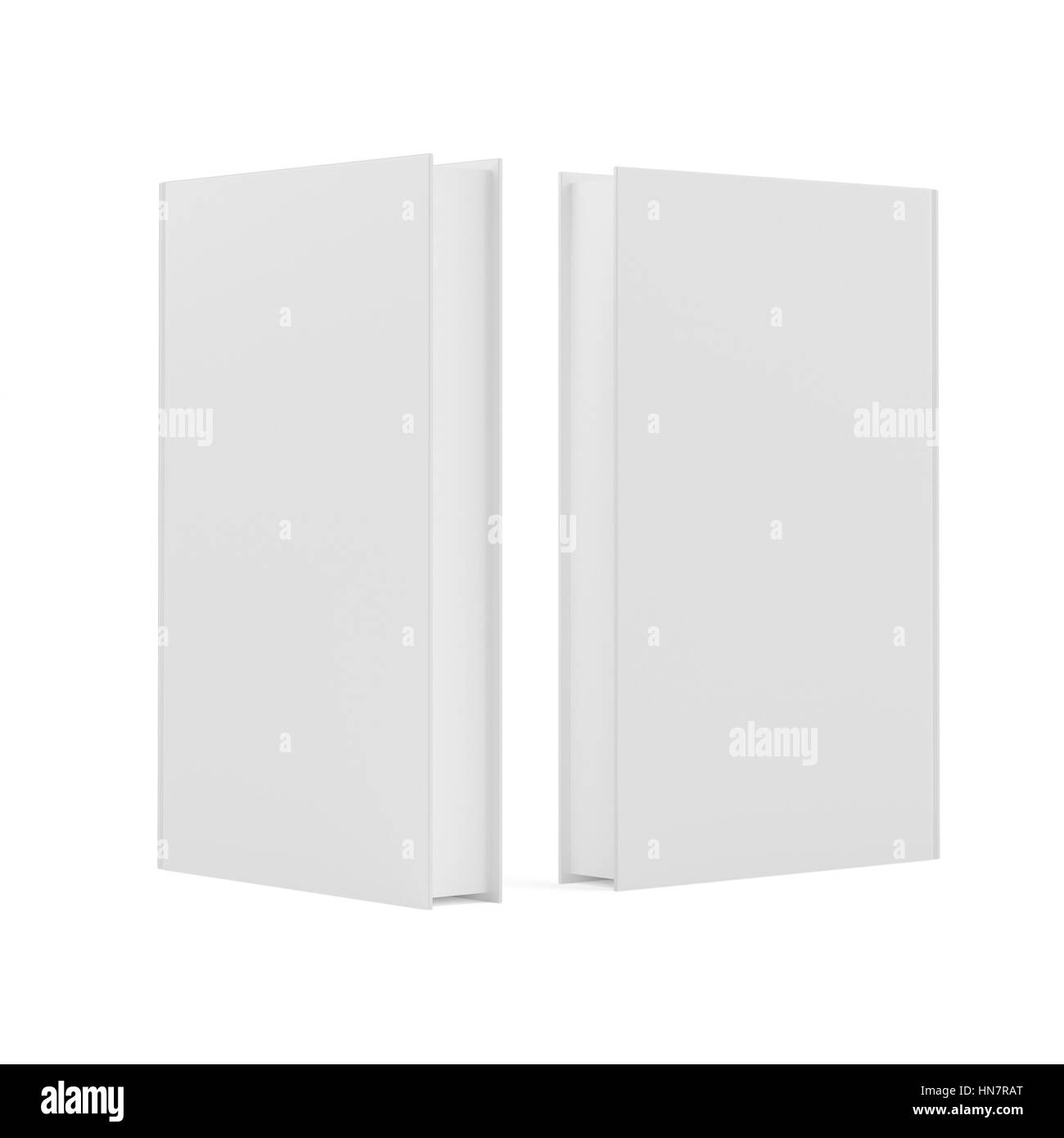 Blank two book cover Stock Photo