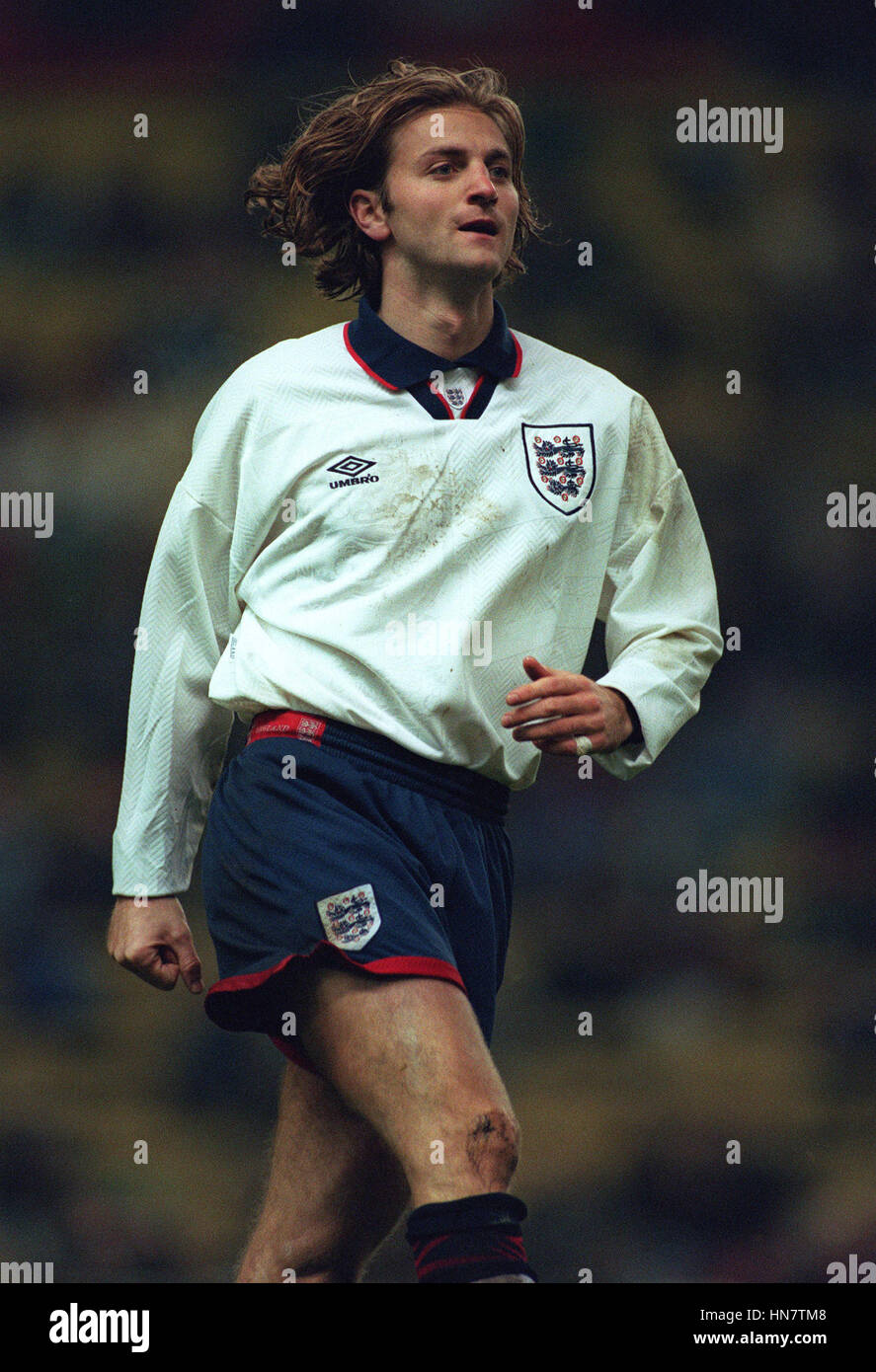 TIM SHERWOOD ENGLAND & BLACKBURN ROVERS FC 14 December 1994 Stock Photo