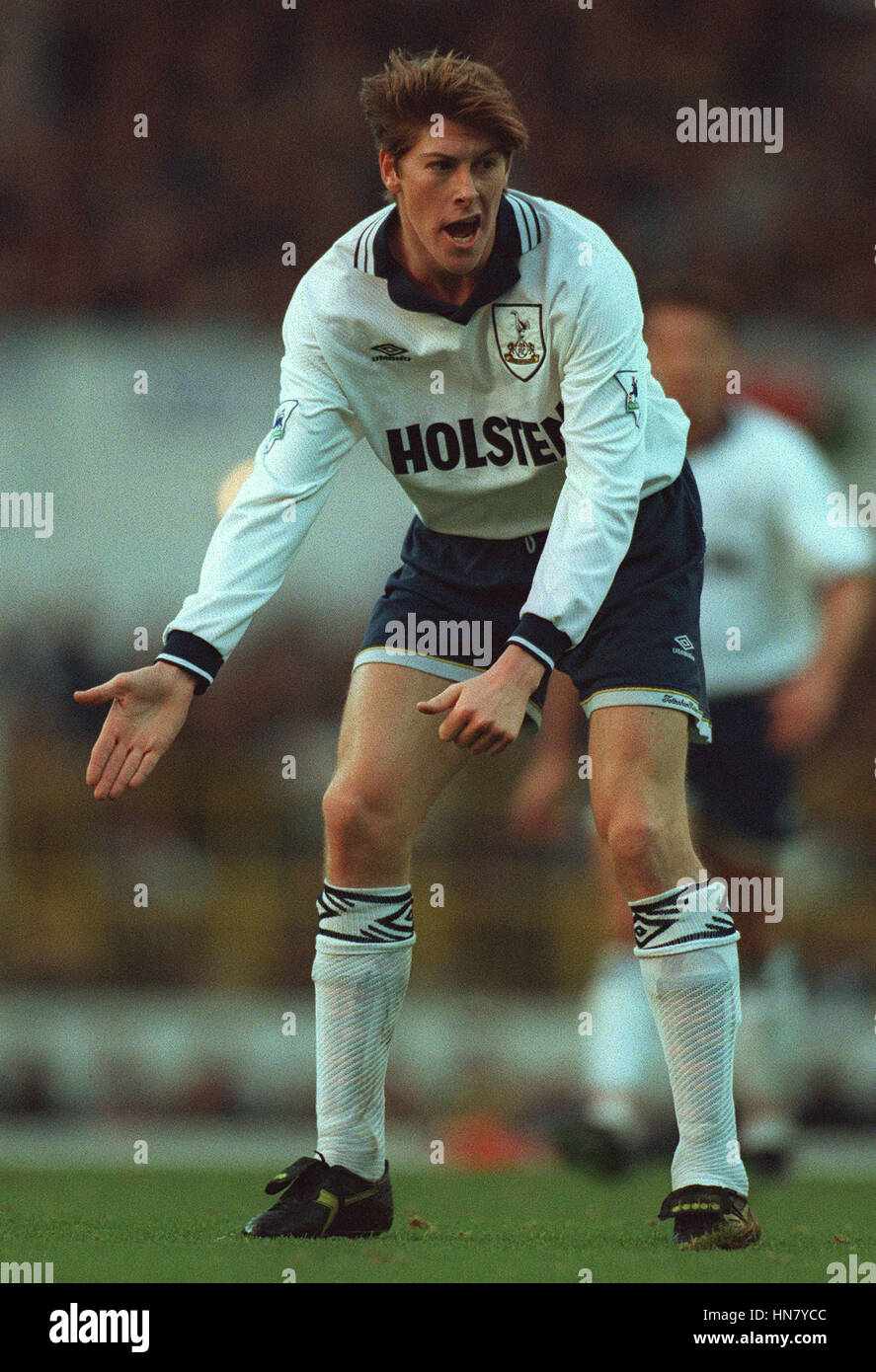 HWC Trading Darren Anderton Tottenham Hotspurs Spurs - Imagen impresa con autógrafo firmado para fanáticos y seguidores, tamaño carta de EE. UU