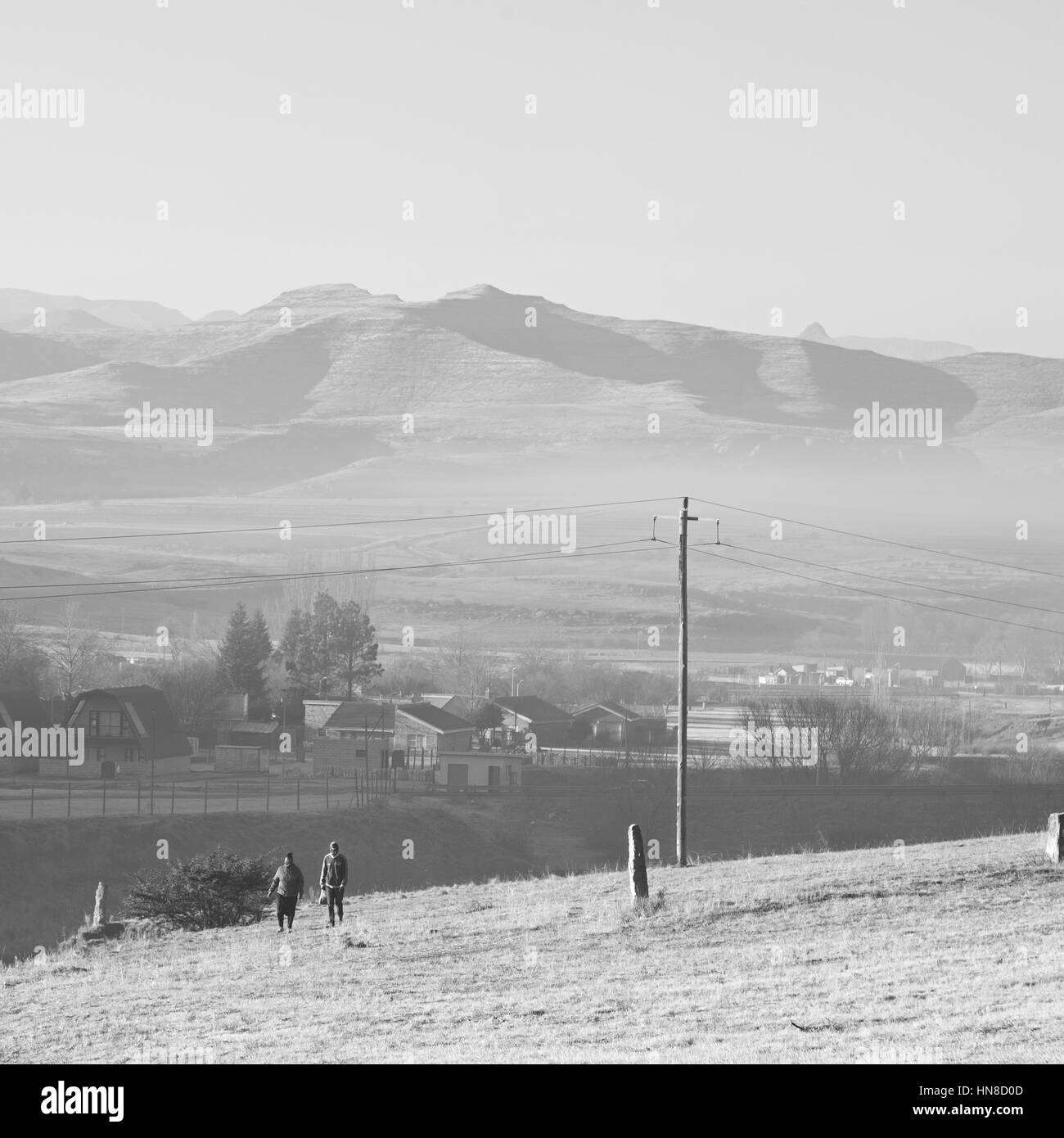 Clarens south africa Black and White Stock Photos & Images - Alamy