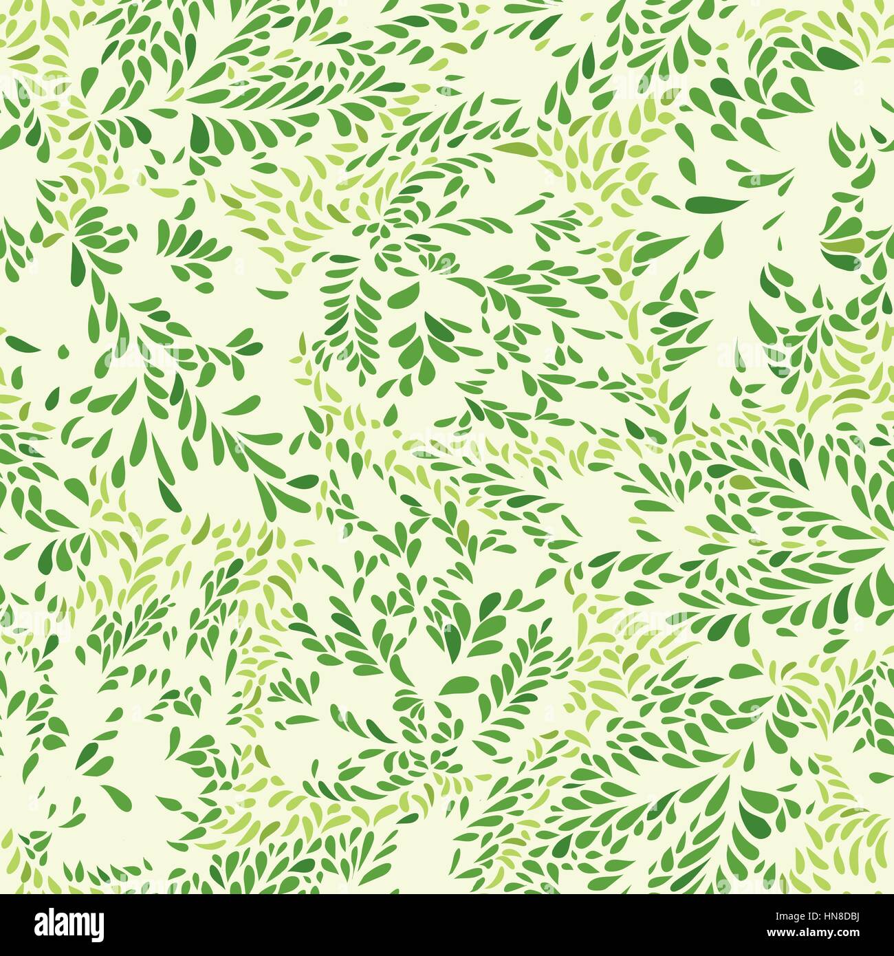 Floral leaves seamless pattern. Leaf textured background. Ornamental  flourish tiled texture Stock Vector Image & Art - Alamy