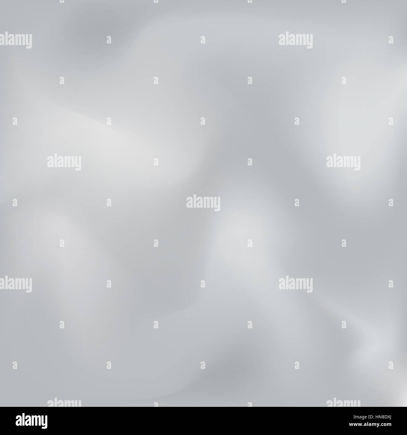 Abstract white and gray smoky background subtle chrome metal texture Stock Vector