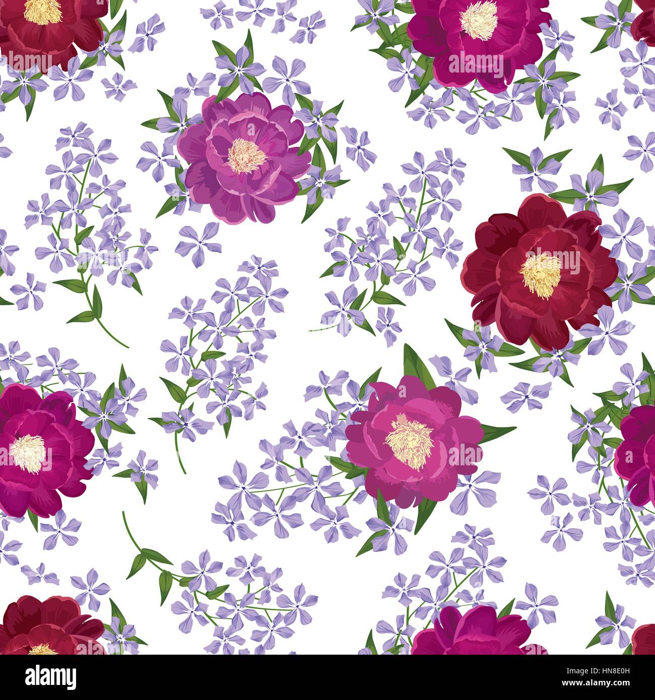 Floral Seamless Pattern Flower Background Floral Seamless Texture 