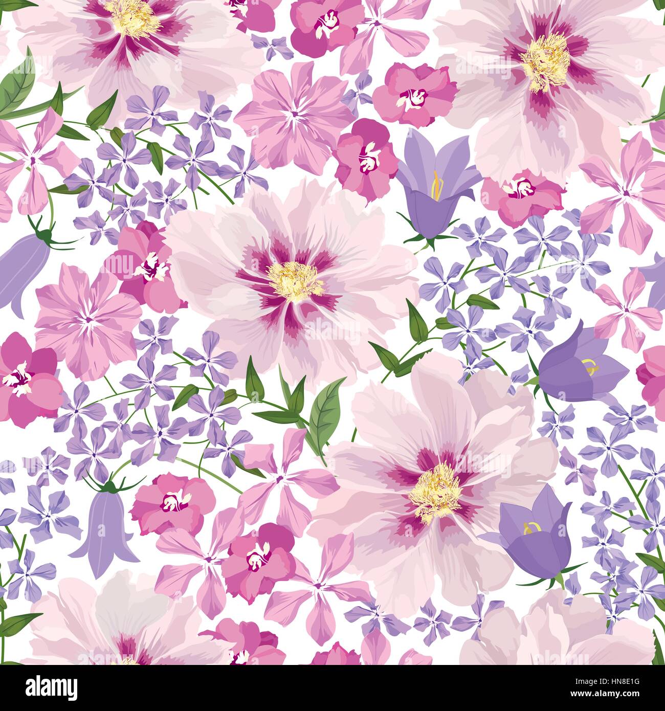 Floral Seamless Pattern Flower Background Floral Seamless Texture 