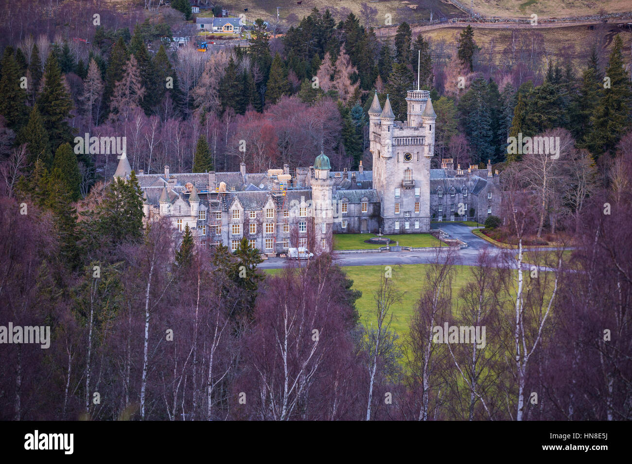 Balmoral castle aerial hires stock photography and images Alamy
