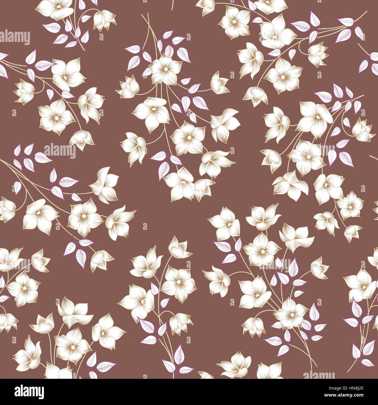 Floral seamless pattern. Astract flower background. Floral seamless texture with flowers. Stock Vector