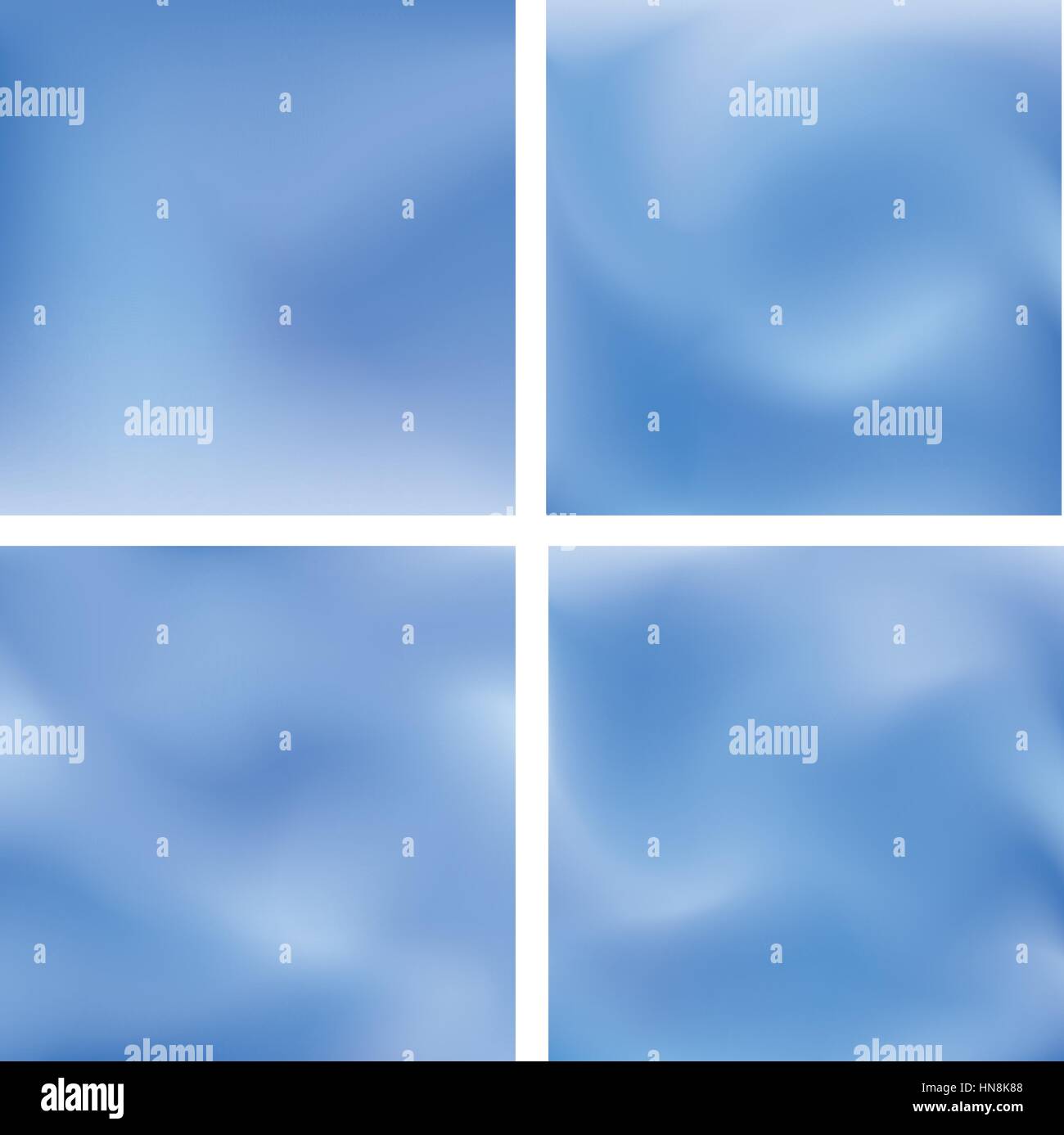 Abstract burred sky background set. Water pattern collection Stock ...