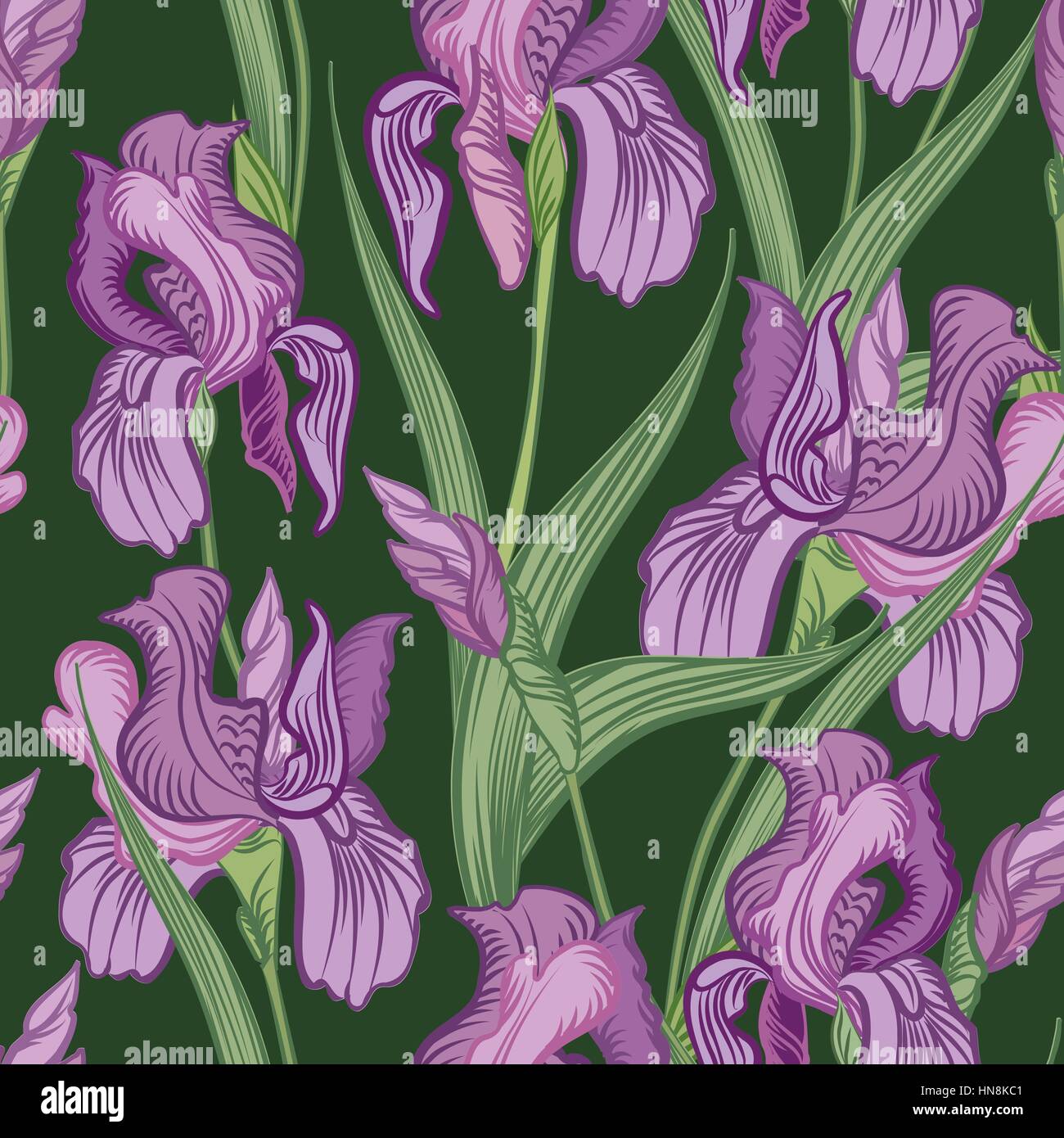 Floral seamless background. Flower pattern Stock Vector Image & Art - Alamy