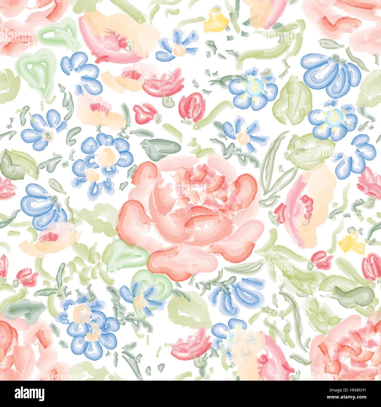 Floral seamless background. Flower pattern Stock Vector Image & Art - Alamy