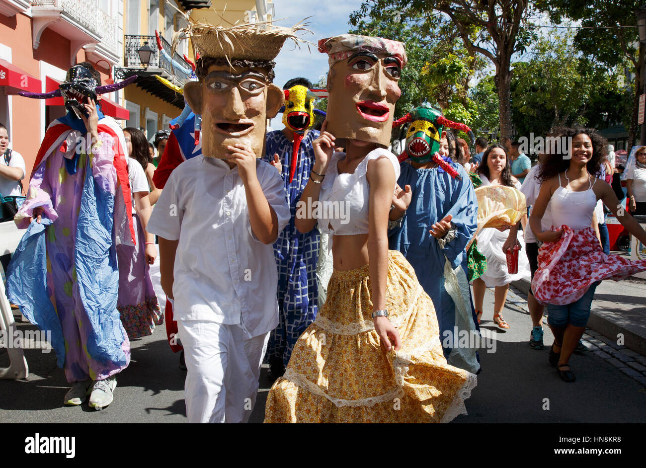 San Sebastian Festival, San Juan, Puerto Rico Stock Photo