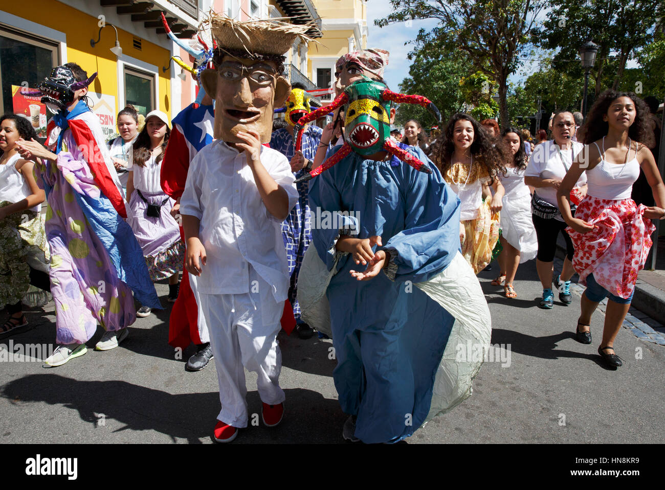 San Sebastian Festival, San Juan, Puerto Rico Stock Photo Alamy