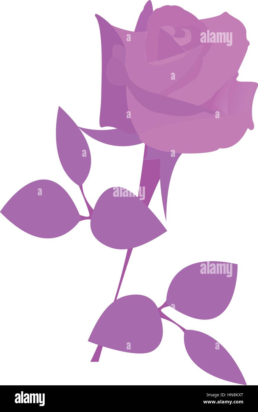 Isolated colored flower Stock Vector Image & Art - Alamy