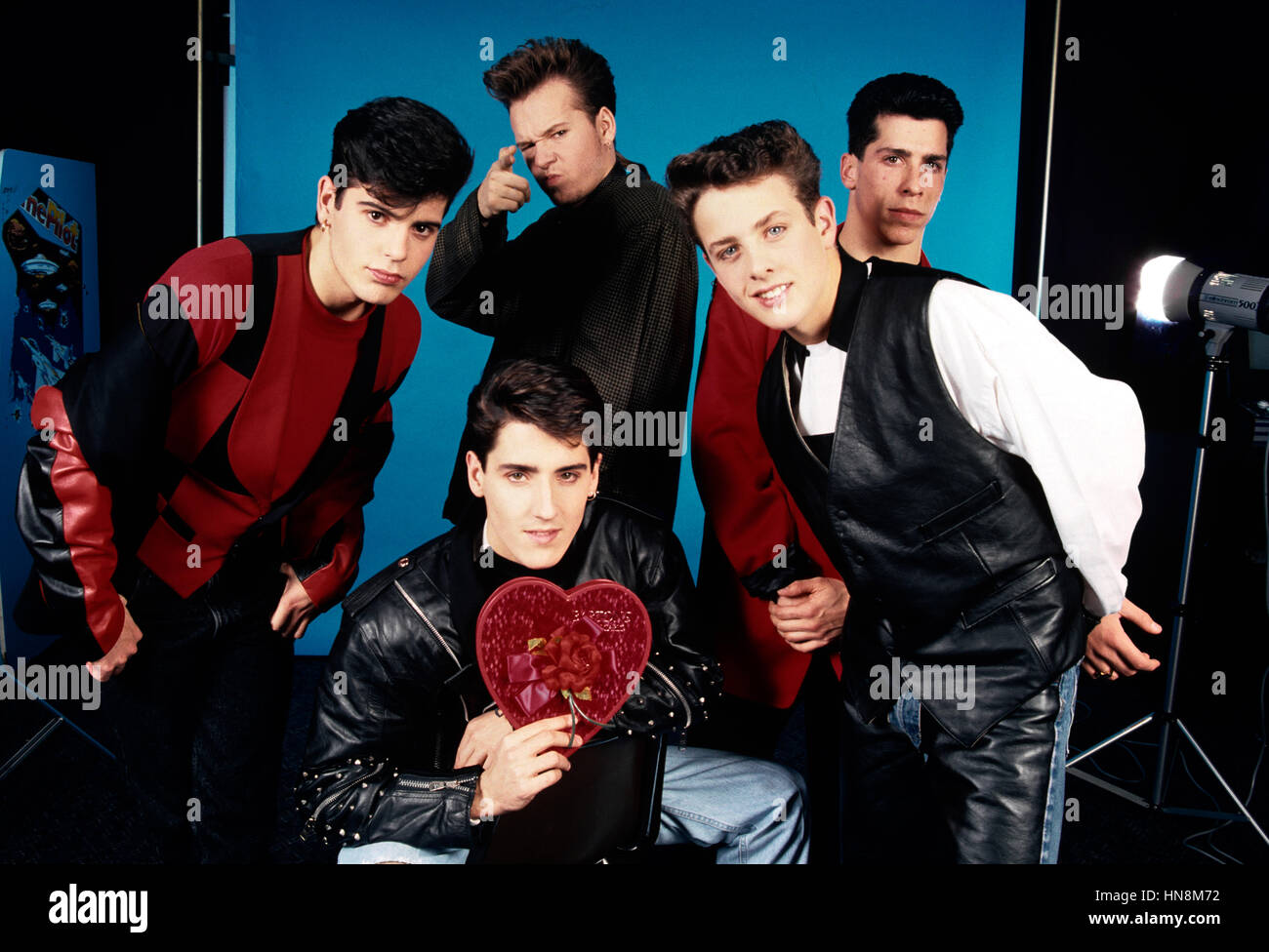 New Kids on the Block photographed in Atlanta, GA in November 1985