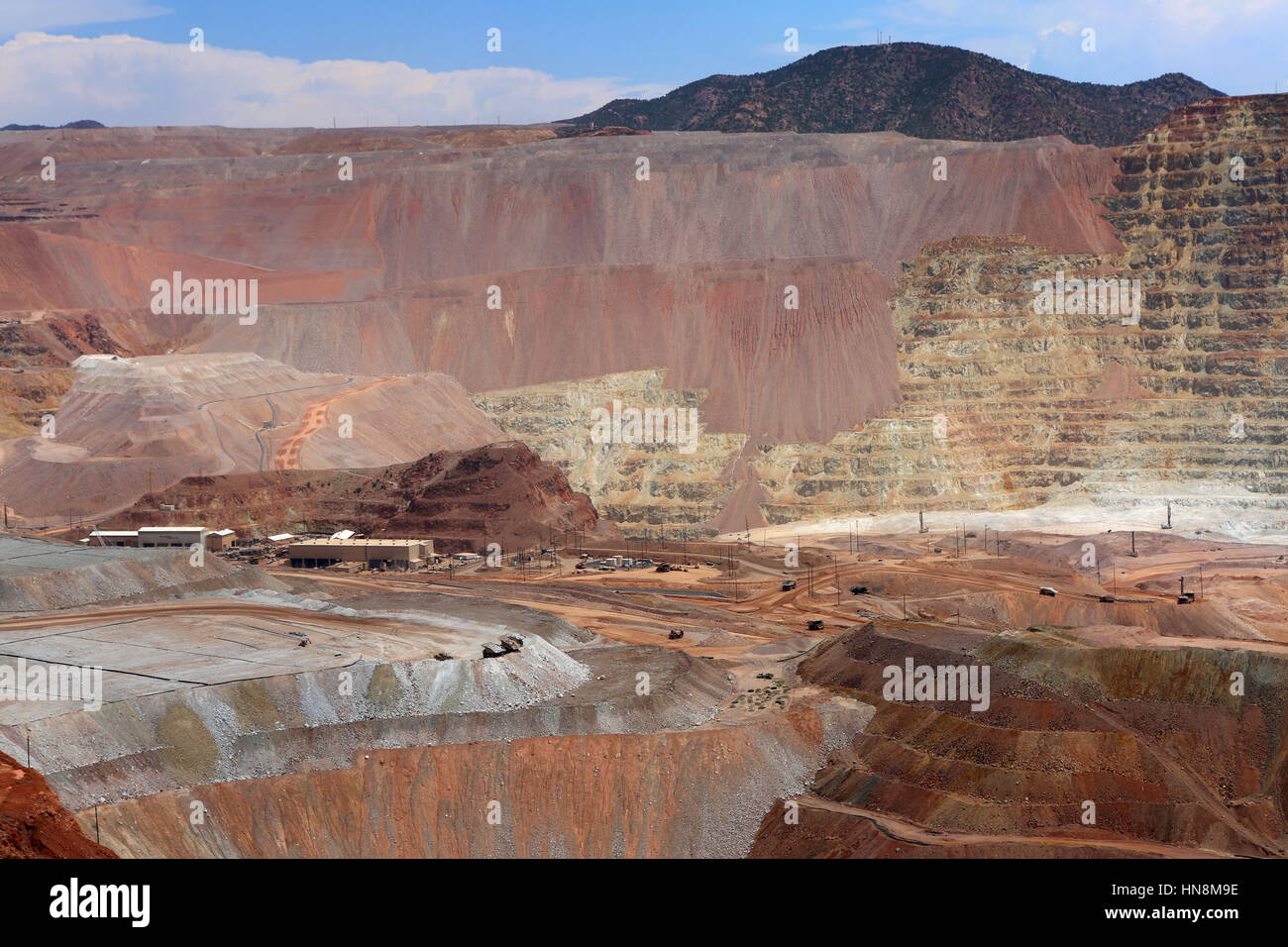 Open Pit Mine, Morenci, Arizona Morenci is the largest copper Stock Photo 133571914 Alamy