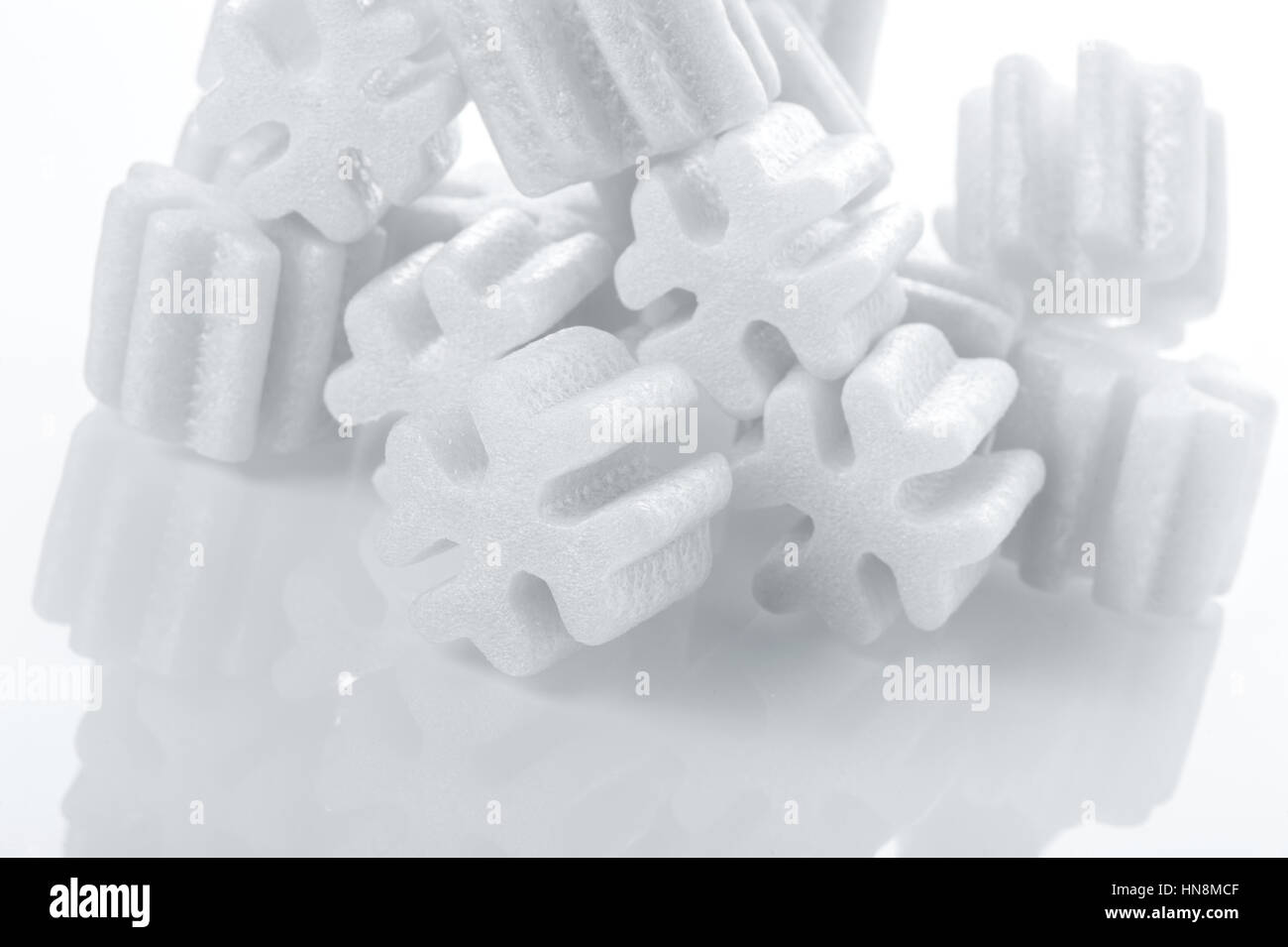 fill packing foam pellets on white background Stock Photo Alamy