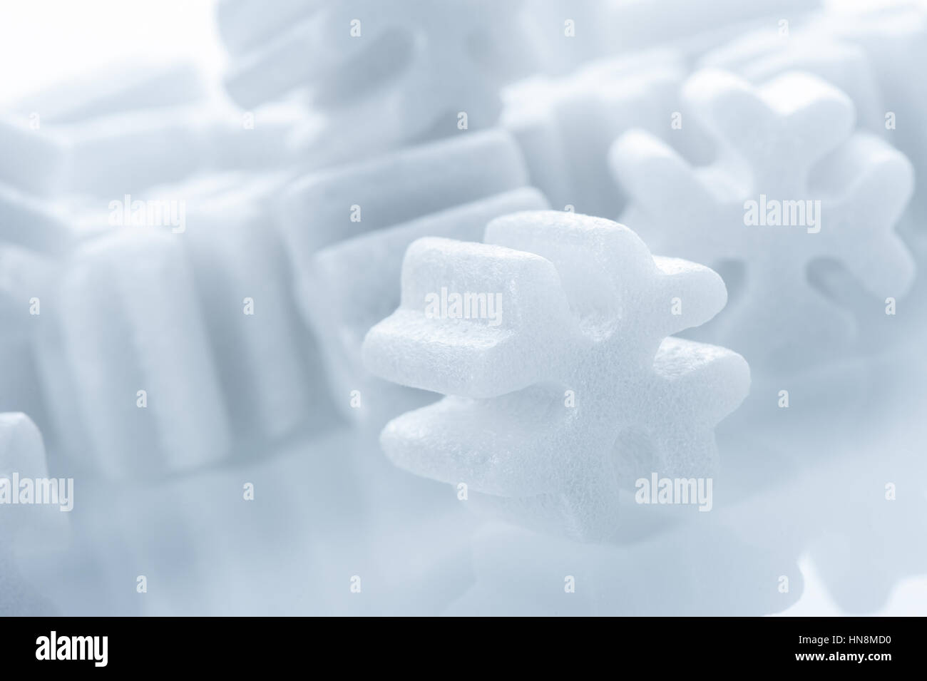 fill packing foam pellets on white background Stock Photo Alamy