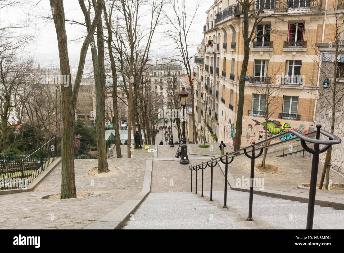 The stairs of montmartre hires stock photography and images Alamy