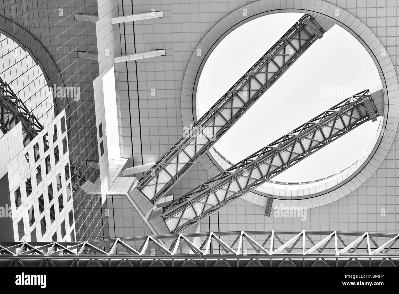 abstract architecture in black and white Stock Photo - Alamy
