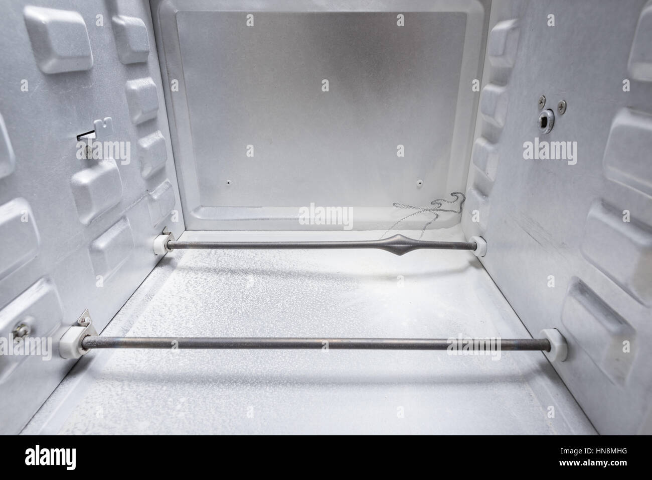 damage in the oven after explosion of heating element Stock Photo Alamy