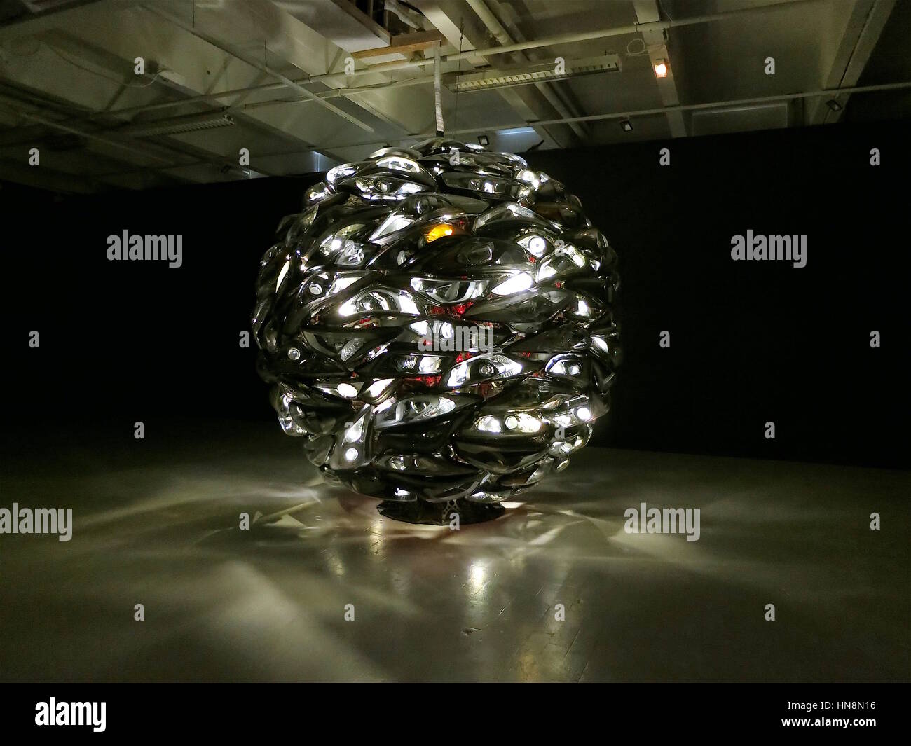 U-Ram Choe artwork exhibited at Tripostal, Lille, France, as part of  "Seoul, Vite!" in 2015 Stock Photo - Alamy