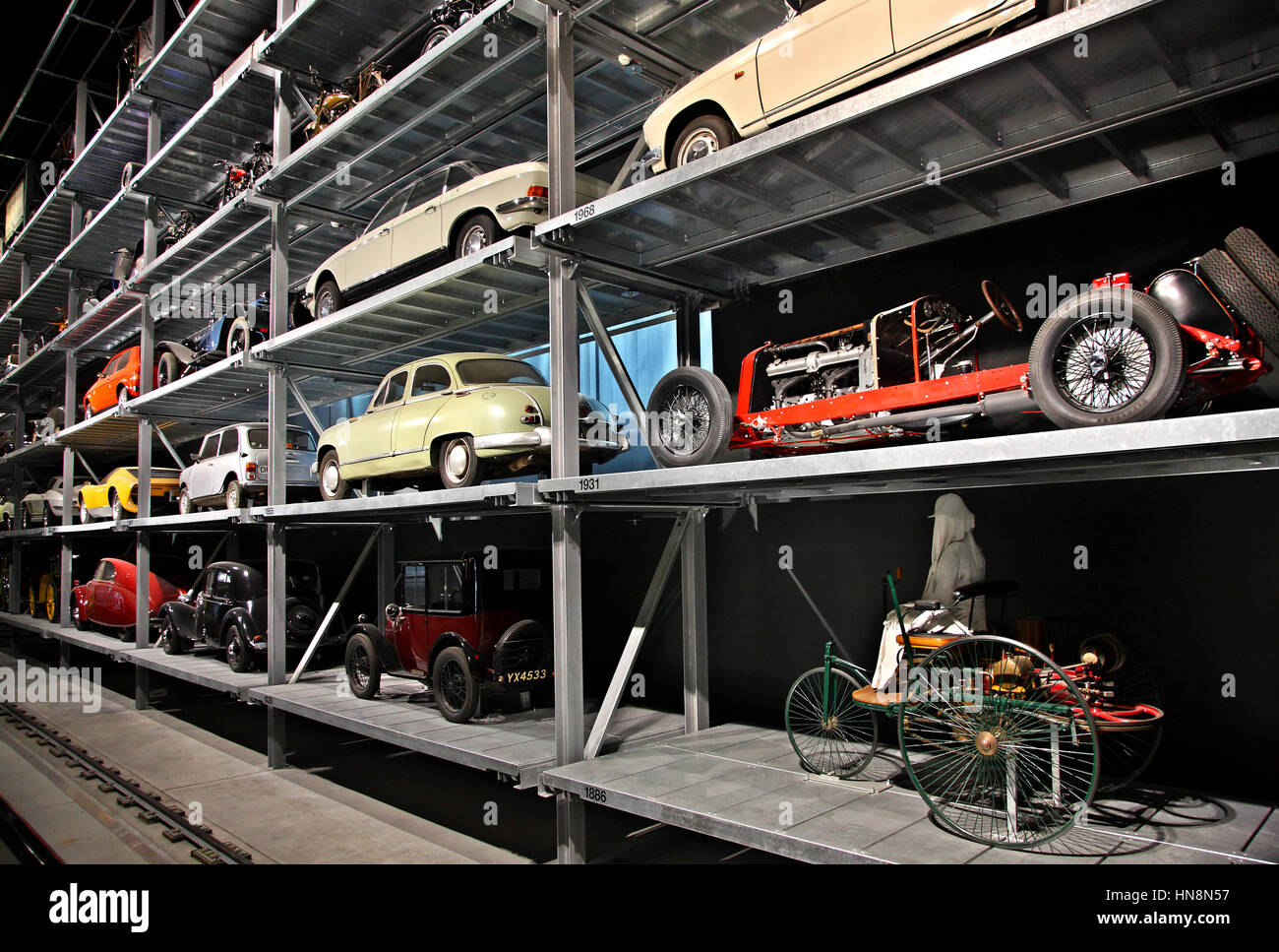 In the Swiss Museum of Transport (Verkehrshaus der Schweiz) in Lucerne, Switzerland. Stock Photo