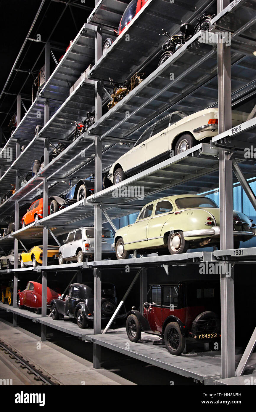 In the Swiss Museum of Transport (Verkehrshaus der Schweiz) in Lucerne, Switzerland Stock Photo