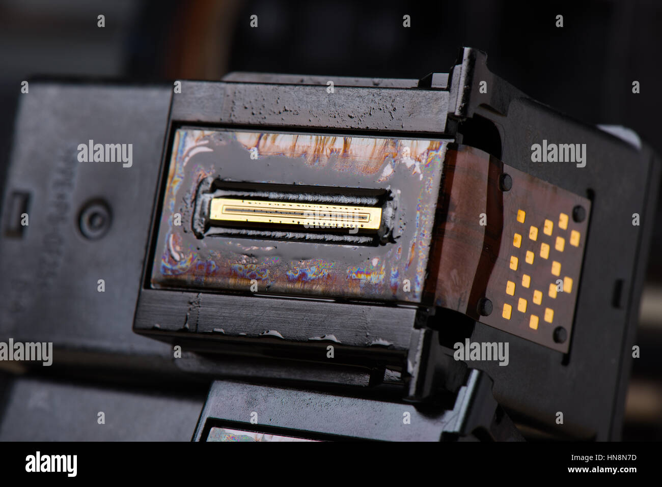closeup nozzle plate of ink cartridge Stock Photo Alamy