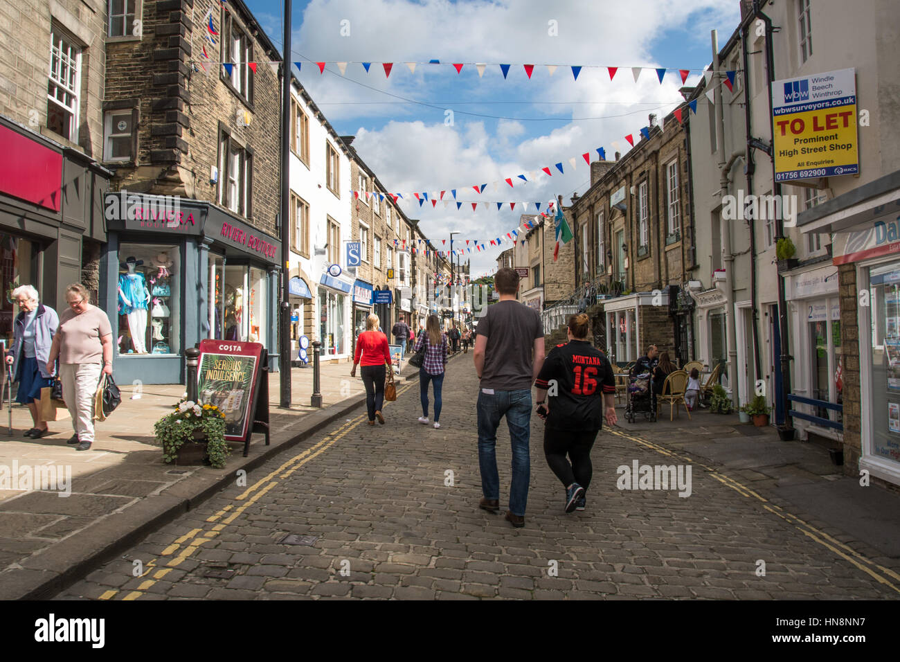 England, Yorkshire, Skipton The town of Skipton, a market town and civil parish in the Craven