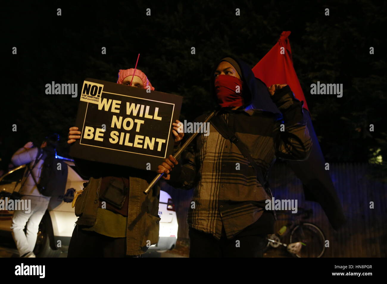 Members of the LGBTQ commuity and allies march to United States Vice