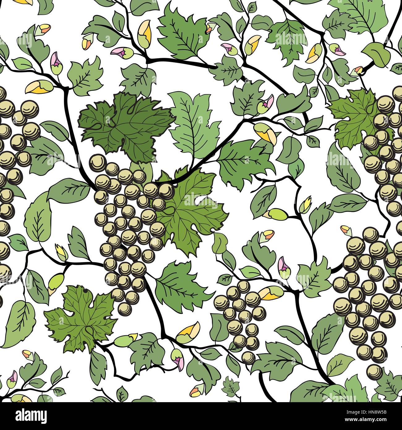 Grape victorian grape Stock Vector Images - Alamy