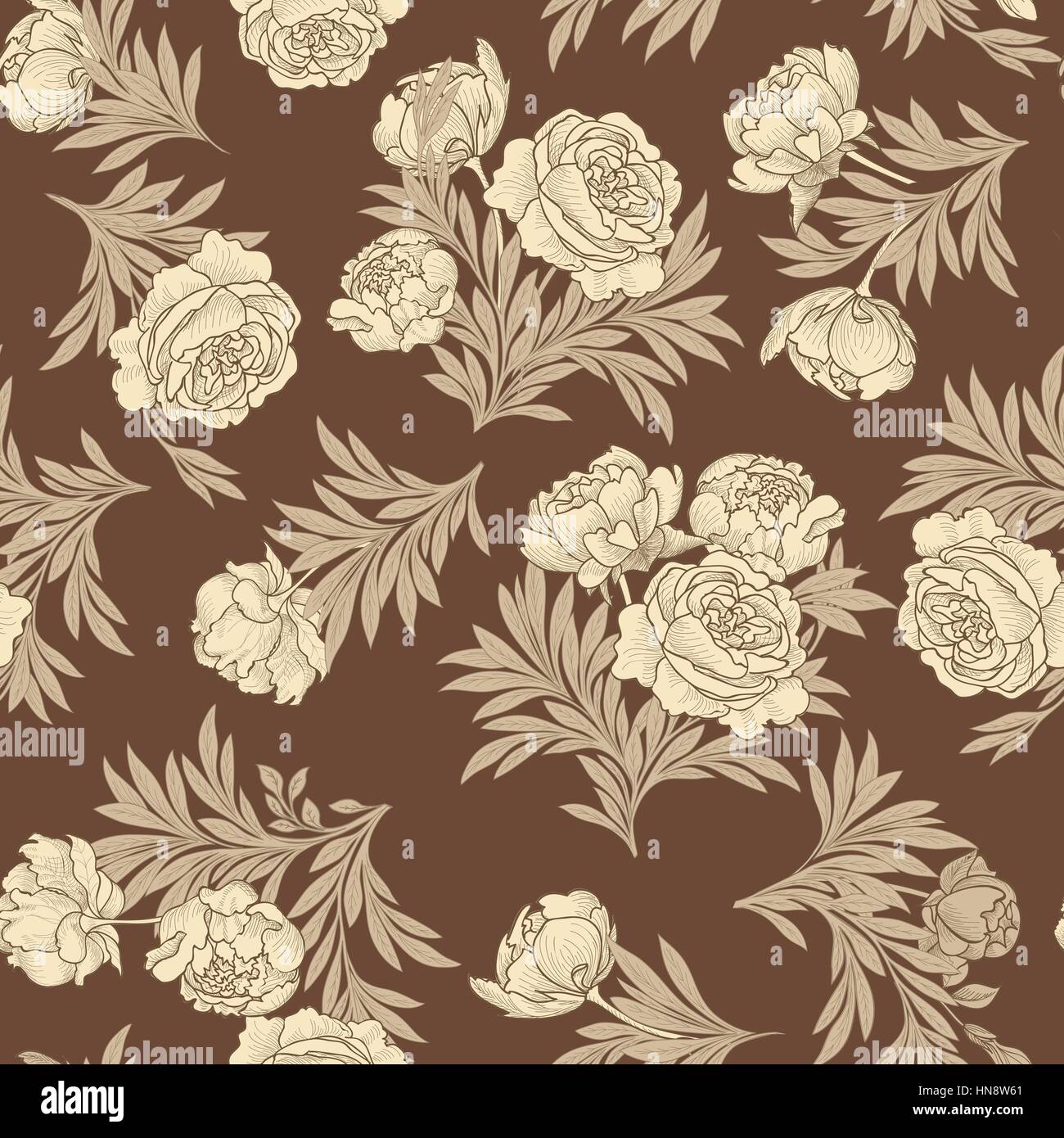 Floral seamless background. Flower pattern Stock Vector Image & Art - Alamy
